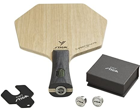 STIGA Erwachsene (Unisex) Cybershape Wood CWT Tischtennisholz, Braun, Classic