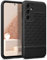 Caseology Parallax für Samsung Galaxy S23 FE Hülle [3D Hexa Cube Design] [Fallschutz in Militärqualität] Handyhülle für Samsung Galaxy S23 FE 5G - Matt Schwarz