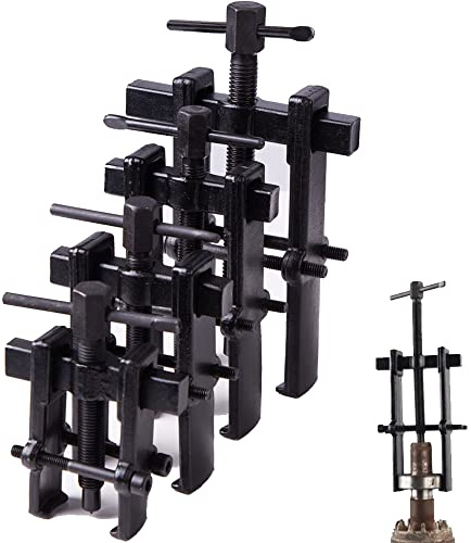 XIIW 4 Bearing Puller Kit 2'' 3'' 4'' 6'' with 2 Jaws Pulley Puller Tool Adjustable