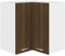 vidaXL Eck-Hängeschrank Braun Eiche-Optik 57x57x60 cm Holzwerkstoff