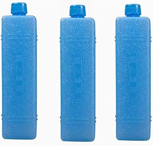 3 Ice Pack Cooler Blocks, Reusable Freezer Packs Cooler Ice Packs Long Lasting | Large Capacity Ice Pack, Portable Cooler Freezer Ice Pack for Refrigerator Air Conditioner Fan