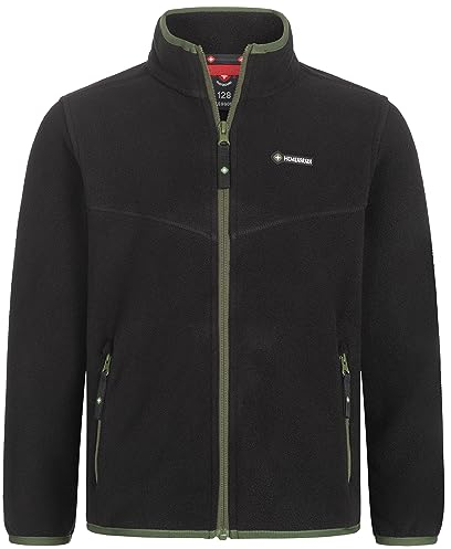 Höhenhorn Leggon Kinder Fleece Jacke Schwarz/Grün Gr. 176