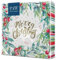 PAW - Servietten 3-lagig (33 x 33 cm) I 20 Stück I Perfekt für Weihnachten, Winter, Feiertage I Heiligabend Tischdekoration I Winter Papierservietten - Frohe Weihnachten I Merry Christmas Floral