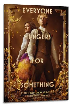 VZRSQZK Filmposter The Tribute Panes Songbird und das Lied der Parade, dekoratives Gemälde, Leinwand-Wandposter und Kunstdruck, modernes Familienschlafzimmer-Dekor-Poster, 50 x 75 cm