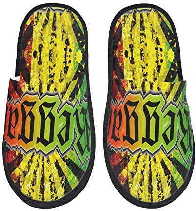 351 Damen Herren Hausschuhe Rastafarian Reggae Rasta Style Camo Camouflage Drinnen Pantoffeln Weiche Warme Pantoffeln Warm Filzpantoffeln Für Winter Outdoor Paare M