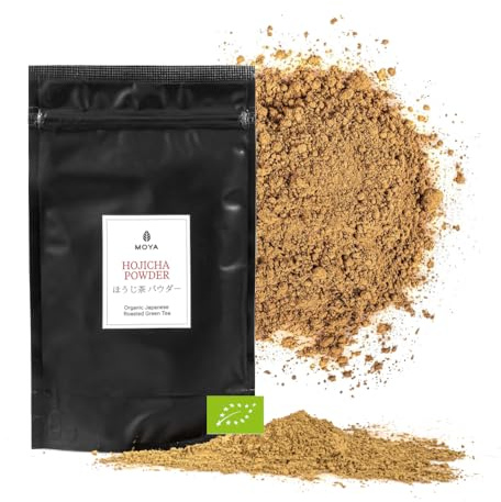 Hojicha Pulver gerösteter grüner Tee|Houjicha Pulver|Hojicha Latte Tee aus Japan (100g)