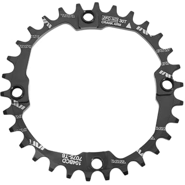ECSiNG 104BCD Fahrrad-Kettenblatt, schmal, breit, 30T Fahrrad, einzelnes rundes Kettenblatt für 8, 9, 10, 11, 12 Gänge, Rennrad, Mountainbike, BMX, MTB