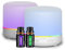 Aroma Diffusoren 200ml Bunte ätherisches Öl Diffusor mit Einstellbarer Nebel-Modus, Auto Off Aroma Diffusor für Schlafzimmer/Büro/Reise (White-2Z-JY01)