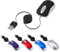 jojofuny Souris USB Filaire Mini Rétractable Portable pour Ordinateur Et Pc Confort Ergonomique Et Optique