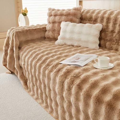 YWQJL Sofaüberwurf Decke XXL L Form Ecksofa rutschfest Wasserdicht Tagesdecke Thermo Sofadecke Couch Überzug Cord Sofabezug 1/2/3/4 Sitzer Sofa Überwurfdecke(32,180x380cm)