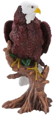 Alipis 1Stk künstlicher Adler Automodelle amerikanische Wohnkultur Statue bürodeko büro Dekoration Spielzeug Kunsthandwerk aus Kunstharz Haushaltsdekoration Simulation Adler Stütze Tier