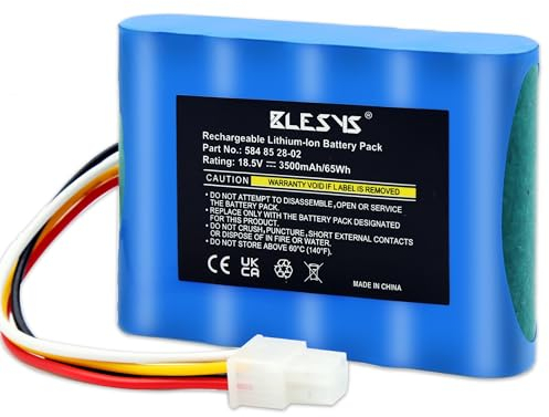BLESYS 3500mAh Batteria per Husqvarna Automower 310 315 315X Robot Tagliaerba Batteria Modello 584 85 28-02 Compatibile con Gardena Sileno City 250 500 R100Li Sileno+ R130Li R160Li [18,5 V 65 Wh]