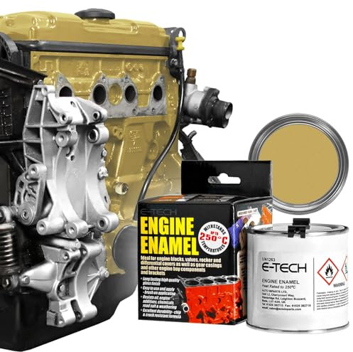 E-TECH Engine Enamel - 250ml Brush-on paint (Gold)