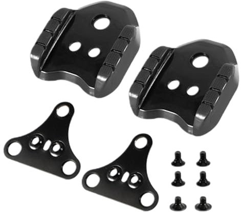 Adaptador de Cala SPD - Adaptadores de calas, Zapatos de Bicicleta de Carretera | Adaptadores de Cala Rode Bike SPD con 3 Orificios, Adaptador de conversión de Metal para Soporte Uniforme, Accesorios