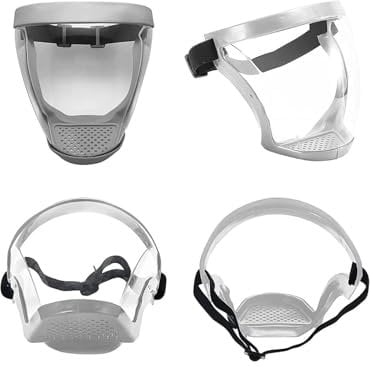 topolenashop Maschera Visiera Protettiva per Decespugliatore, Casco protettivo per motosega Decespugliatore Visiera di Sicurezza Decespugliatore,Visiera Protettiva Trasparente tosaerba, 07495