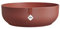 elho Jazz Bowl 28 - Blumentopf für Innen - 100% Recyceltem Plastik - Ø 27.5 x H 9.0 cm - Rot/Toskanisches Rot