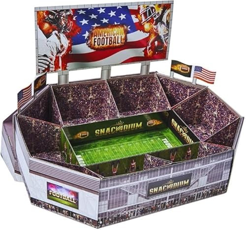 Snackstadium Deine Snackbar für spannende Footballabende, für echte American Football Fans, Geschenk, Super Bowl, Ready für Dein Gameday, NFL Fan (Team Marineblau)