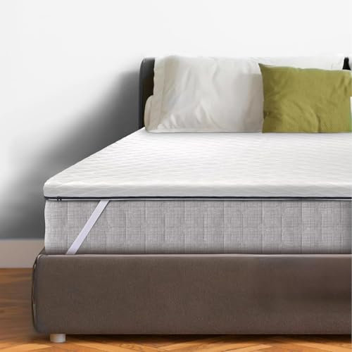 Oeko-TEX® Zertifizierter Matratzen Topper 180x200 cm, Dicke 7 cm, 100% Memory Foam Topper 180x200cm für Matratze, Bezug aus gefütterte Mikrofaser, Bett Topper 180x200 cm