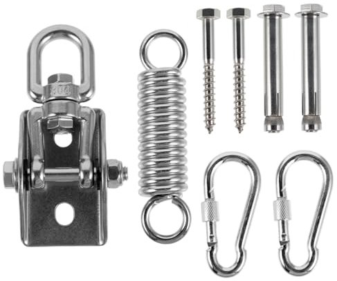 MOBUTOFU Deckenhaken Schwerlast Für Hängematten Schaukelaufhänger Set Aus Hängemattenaufhänger Mit Karabiner Robustes Hängematten-aufhängezubehör Für Deckenmontage