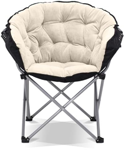 Chaise longue pliante portable design vague ergonomique pour piscine, plage, camping rembourré zéro gravité inclinable