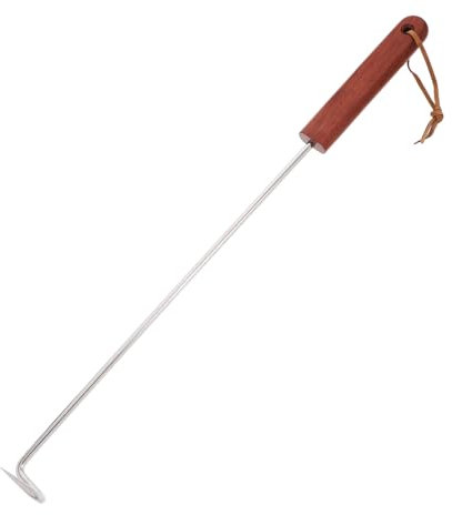 DONFAMDS Gancio Per Bacon in Acciaio Inox Pinna Per Uncino Da Carne Forniture Di Macelleria Ganci Per Tornire a Pinna Alimentare Appendiabiti Per Anatre Gancio Per Girare Il Cibo Di Legno
