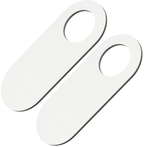 CONGARTENO 2pcs Wooden Door Knob Hangers Blank Unfinished Craft Signs for Front Door Decoration DIY Painting Suitable for Office Hotel Bedroom Meeting