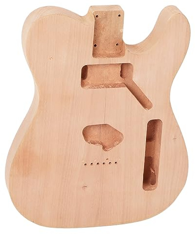 Generic Unvollendeter E-Gitarren-Korpus, DIY Professioneller Hölzerner Mahagoni-E-Gitarren-Lauf für Musiker (GSB11)