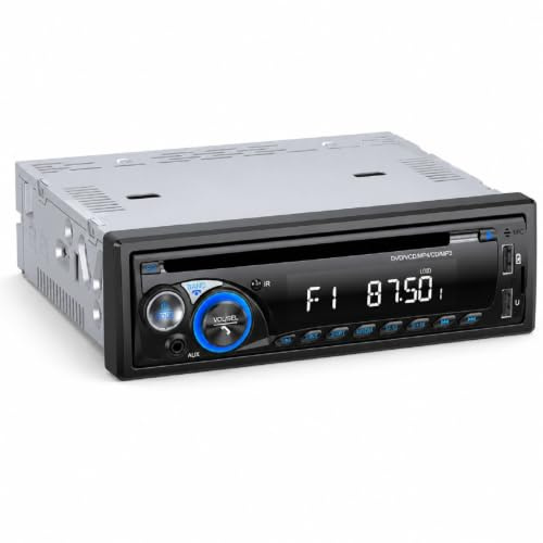 RDS Car Stereo Bluetooth with CD DVD Player, Wistrue FM/AM Car Radio