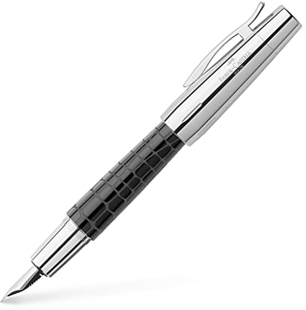 Faber-Castell F148230 E-Motion Fountain Pen Croco Black