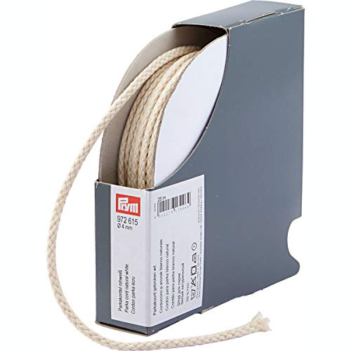 Prym Anorak and parking cord 4 mm raw white, 100% pan, diameter