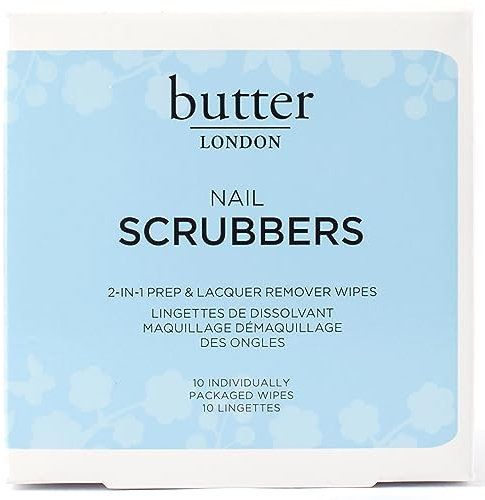 butter LONDON Nail Scrubbers Prep and Remover Wipes