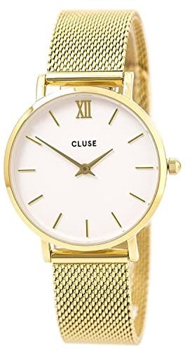 Cluse Damen Armbanduhr Analog Quarz Edelstahl CL30010