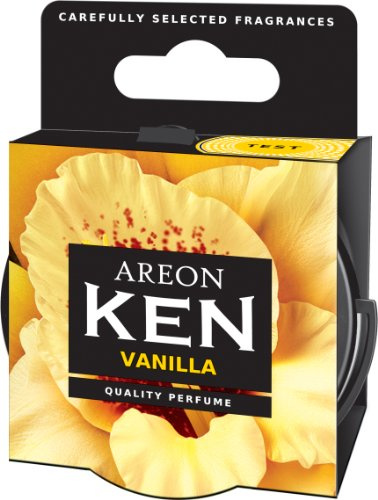 Areon Ken Lufterfrischer Vanille Auto Duft Autoduft Wohnung Dose Duftdose Erfrischer 3D Set ( Vanilla Pack x 6 )