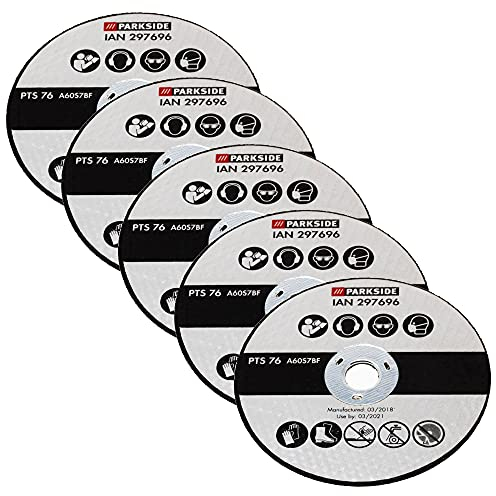 PARKSIDE® Disques à tronçonner PWSZ 76 A1 Metal 7 Pieces (1)