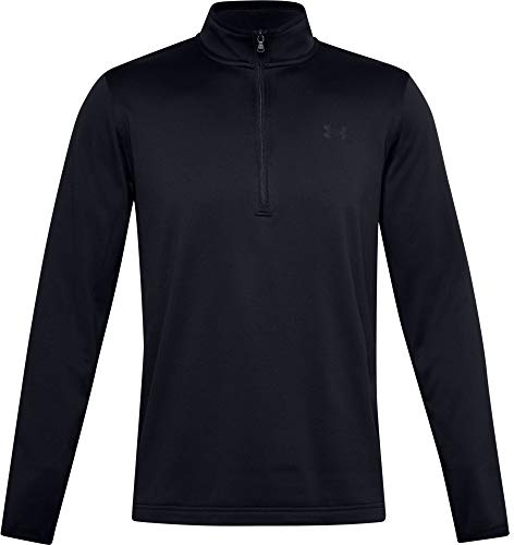 Under Armour Men Armour Fleece 1/2 Zip, Elasticated and Breathable Long Sleeve Fleece, Comfortable Half Zip Running Top