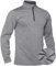 TACVASEN Sweatshirt Herren 1/4 Zip Pullover Microfleece Langarmshirt Sport Shirts Männer Herbst Winter (XL, Hellgrau)
