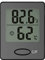 Digitales Thermo-Hygrometer, 3 Farben Hygrometer Innen zu Wählen, mit Komfortanzeige zur Raumklimakontrolle Schwarz/Weiß/Orange
