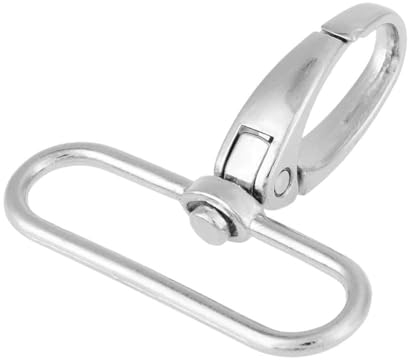20 Stück Karabinerverschluss, drehbare Verschlüsse, Lanyard-Schnappverschluss, drehbare Karabinerhaken, Zinklegierung, Schlüsselanhänger, Haken, Schlüsselanhänger, drehbare Haken für Geldbörsen(38mm)