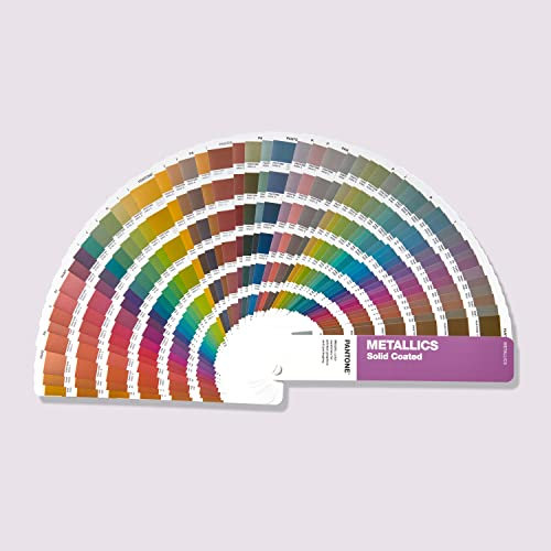 Pantone GG1507B Metallics Guide - Mazzetta Portatile di Riferimento per Colori Metallici ad Elevata Brillantezza in una Disposizione Cromatica dei Colori