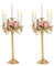 Nuptio Chandelier Or 53cm: 2 Pièces Chandelier sur Pied pour Centre de Table, 5 Bras Chandeliers Vintage pour Décoration de Cheminée de Réception de Mariage Anniversaire Fêtes De Noël