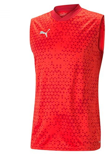PUMA Herren Teamcup Trainingstrikot Sl T St ck, Puma Rot, L EU