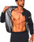 NINGMI Vêtements Sauna Sudation Homme Vetement de Sudation Survêtement Manches Longues Sweat Suits Gym