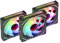 Mars Gaming MF-LINKFINITYKIT Nero, Kit 3x Ventole Modulari PWM 120mm, Sistema di Connessione LINKFINITY, Illuminazione Infinity Mirror ARGB 360° e Controller ARGB, Ultra-silenzioso 12dB