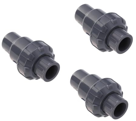 GANAZONO 3St Schwimmerventil Rückschlagventil nach amerikanischem Standard Eismaschine Einfache Installation UPVC Kugelrückschlagventil luftbefeuchter Kugelhahn PVC-Kugel