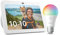Echo Show 8 (3.ª generación, modelo de 2023) | Blanco + Sengled Bombilla LED inteligente (E27), compatible con Alexa - Kit de inicio de Hogar digital