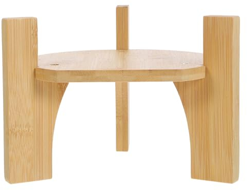 Amosfun Soporte Dispensador De Bebidas Dispensador De Bebidas Soporte Dispensador De Agua De Vidrio Jarra De Agua Jarra De Agua Soporte Tetera De Madera Soporte Soporte De Planta