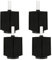 Aquarium Schwammfilter Klein, 4 Stück Biochemischer Schwammfilter Aquarium Luftheber Filter Sponge Filter Lufthebefilter, für Reinigen Sie das Wasseraquarium