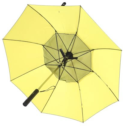 Qcwwy Parapluie Brumisateur avec Ventilateur, 3 en 1, Ventilateur de Refroidissement, Solaire, Contre la Pluie, Parapluie de Voyage Compact, Pare- pour été