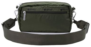LeSportsac East/West Phone Crossbody Bag, Dark Olive, 12 cm (H) x 6 cm (W) x 20 cm (L)