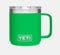 YETI Rambler Tasse empilable isotherme en acier inoxydable avec couvercle MagSlider, 295 ml, vert